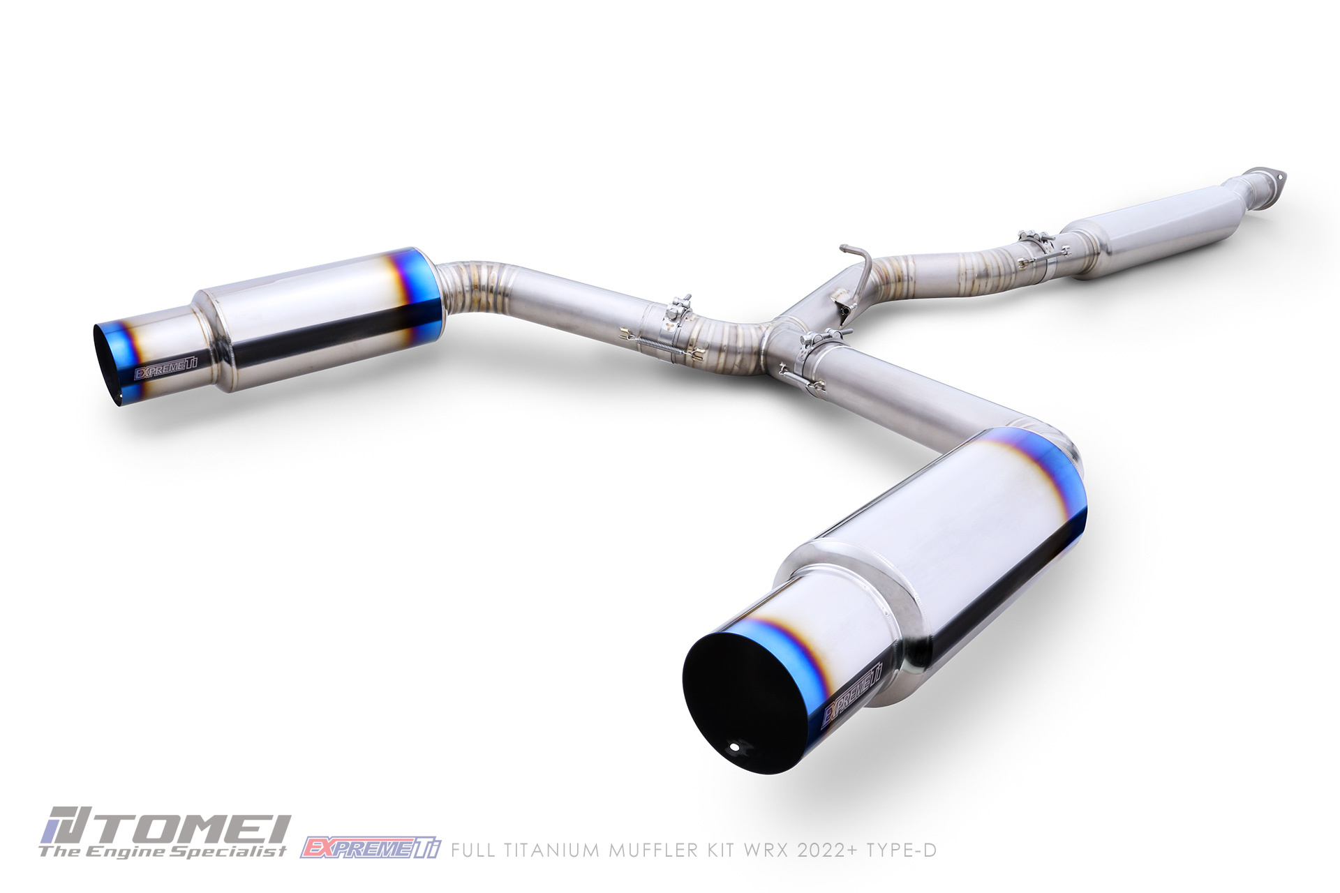 FULL TITANIUM MUFFLER EXPREME Ti WRX 2022+ TYPE-D